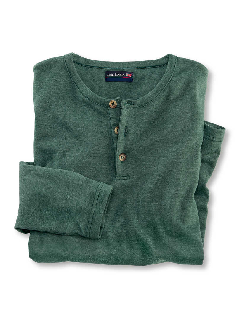 Henley-Shirt Matthew in British Racing Green