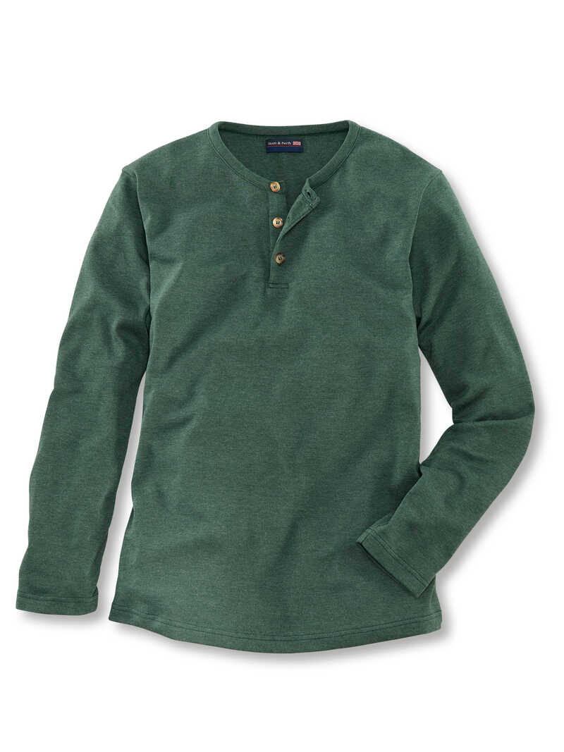 Henley-Shirt Matthew in British Racing Green