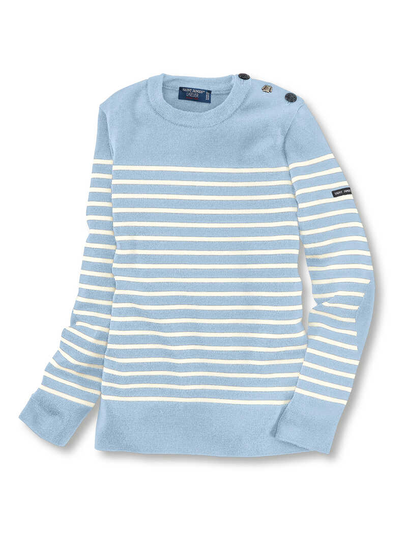 Marine-Pullover in Hellblau