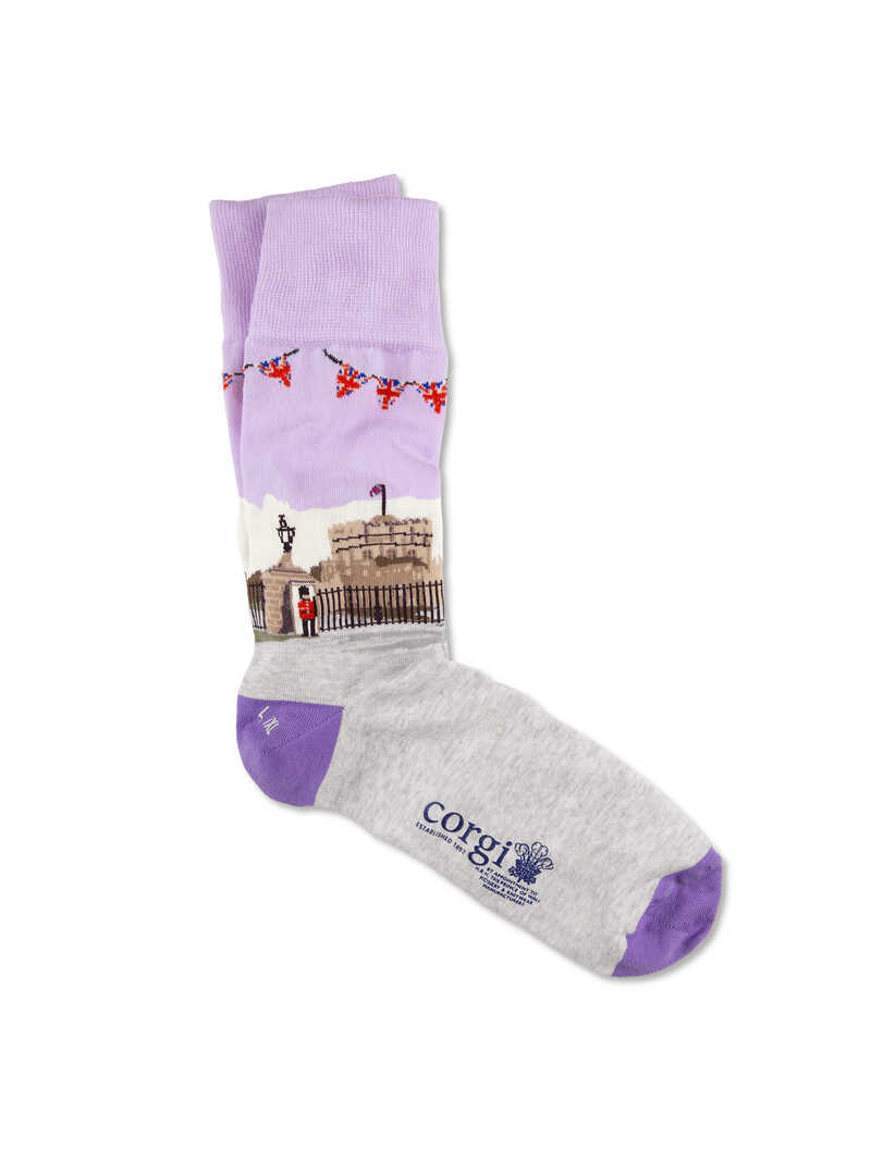 Englische Corgi-Socken Windsor Castle