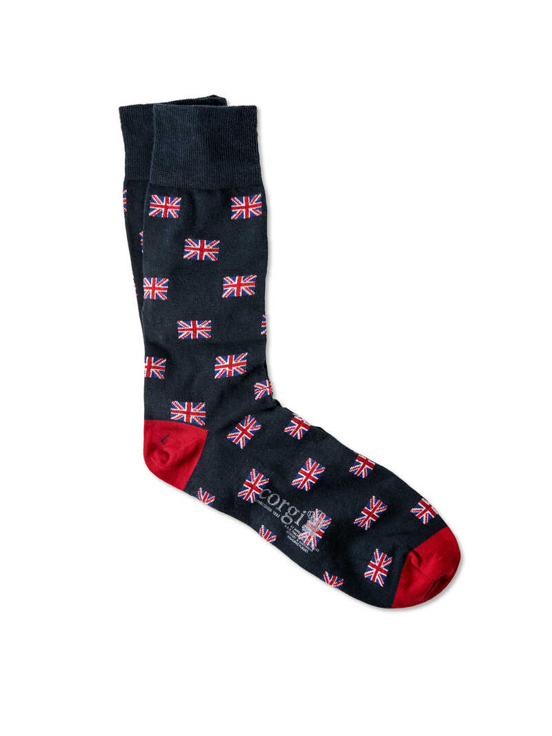 Corgi-Herrensocken Union Jack